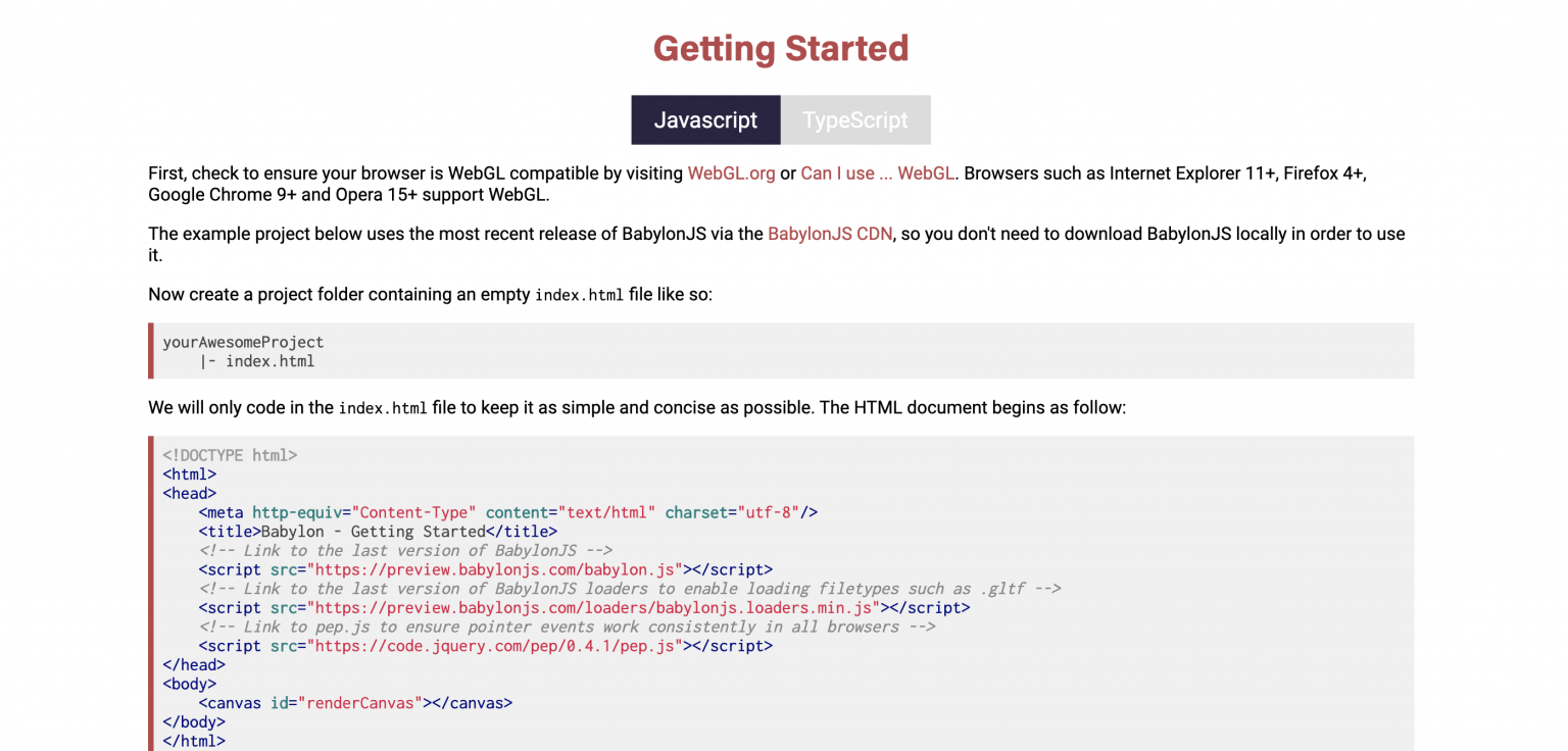 【Babylon.js 1】基本シーンをレンダリングしてみる AR Lab ARの最新情報がわかるメディア